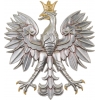 Godło- Orzeł odlew srebrzony, polonik